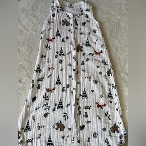 Little Unicorn | Cotton Muslin Sleep Bag - Forest Friends, 18-24M